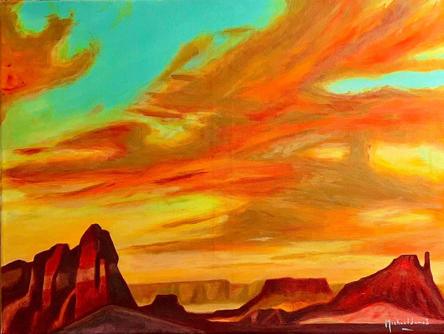 An Arizona Sunset, Mesa del Sol