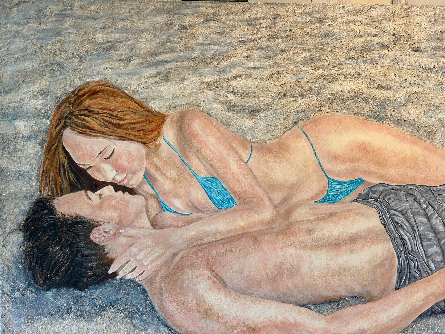 "Lovers On The Beach"